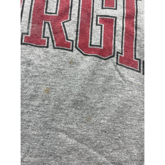 Vintage Georgia Bulldogs Shirt Men Medium Gray Soffee Graphic Print Short Sleeve - Picture 5 of 8